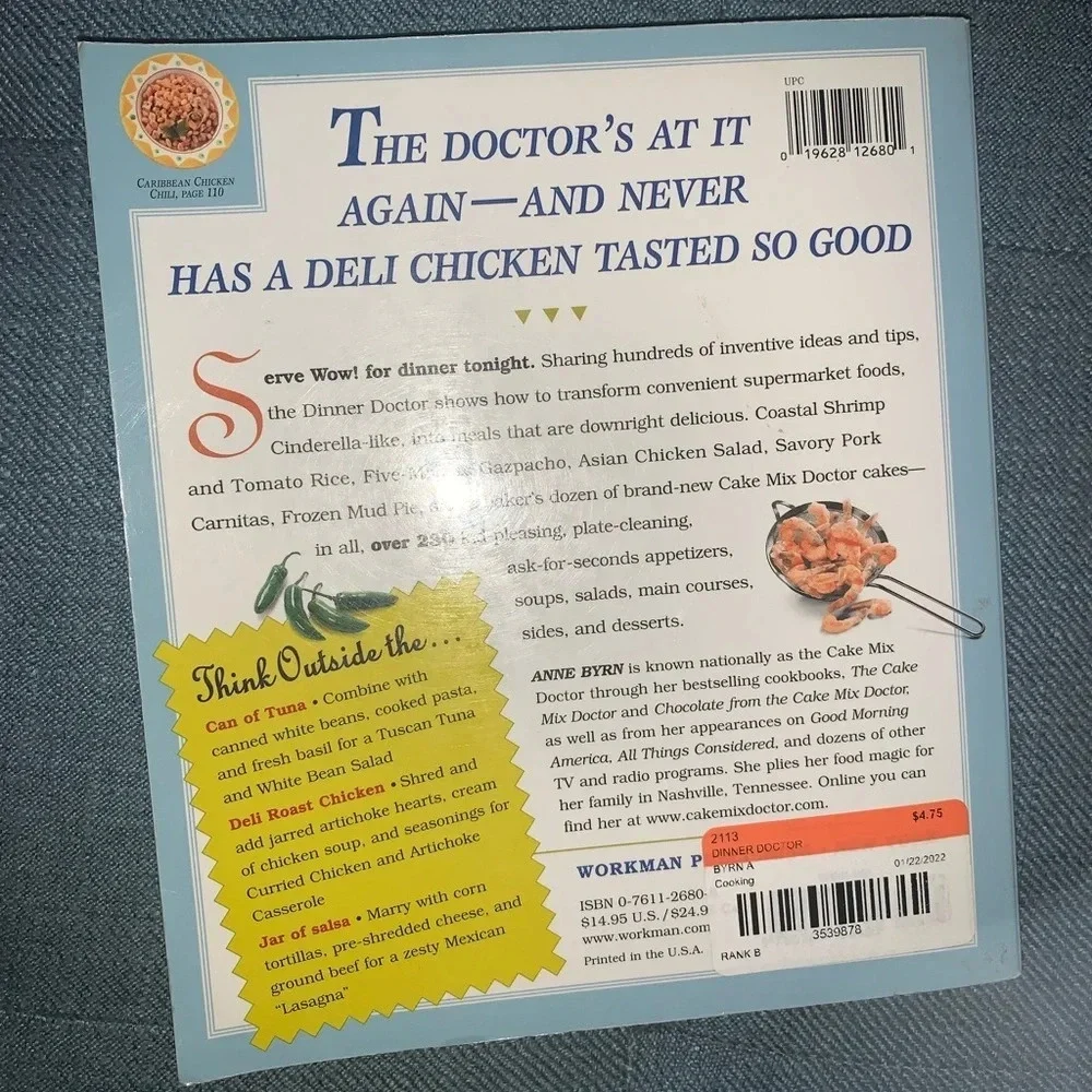 Set 2 cookbooks The Dinner Doctor and The Slow Way to Big Flavor‎